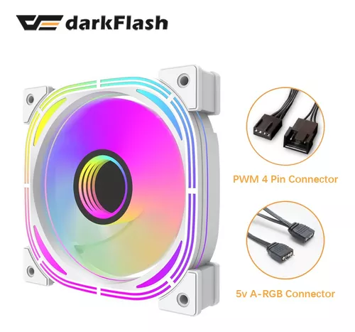 Darkflash Infinity Pro Argb Fans Pack In Mm Pwm White Powerup