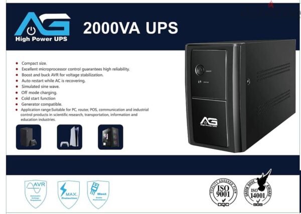 AG High Power UPS 2000va - Image 2