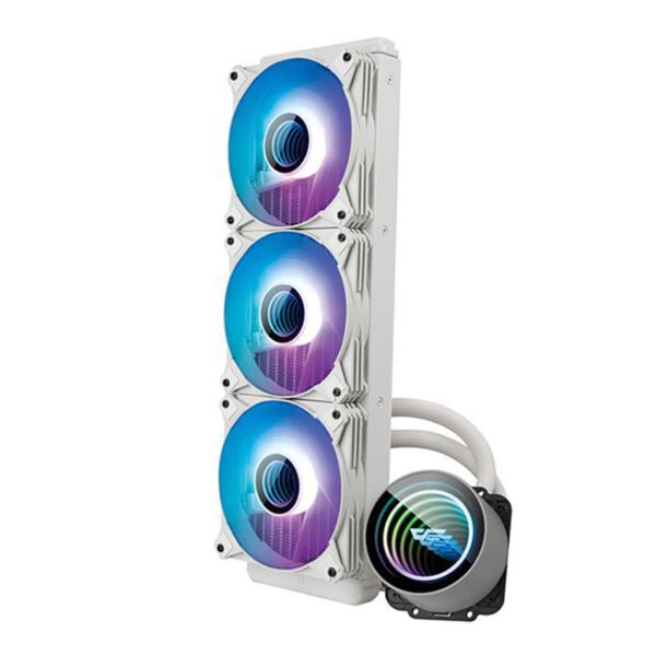 DARKFLASH TWISTER DX-360 VER2.6 360MM LIQUID CPU COOLER – WHITE - Image 2