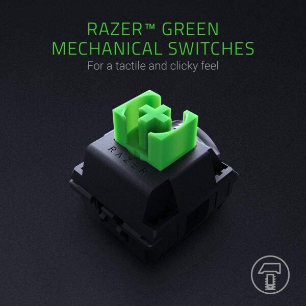 Razer BlackWidow Mechanical Gaming Keyboard: Green Mechanical Switches - Image 4