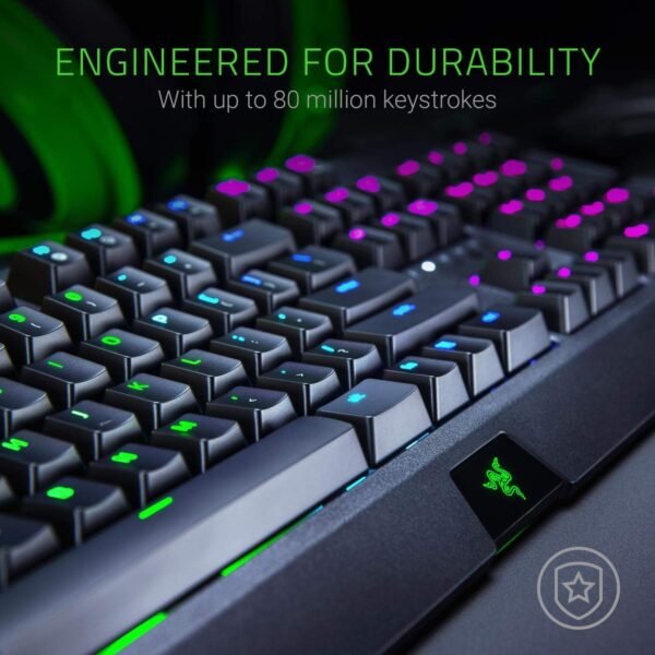 Razer BlackWidow Mechanical Gaming Keyboard: Green Mechanical Switches - Image 3