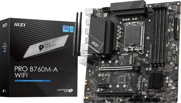 MSI PRO B760M-A WiFi ProSeries Motherboard