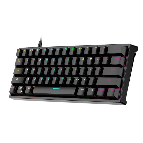 Bajeal G101 RGB Mechanical Gaming Keyboard - BLACK - Image 3