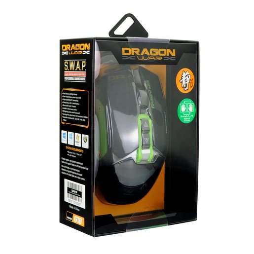 Dragon War G18 S.W.A.P. Ambidextrous Pro Gaming Mouse