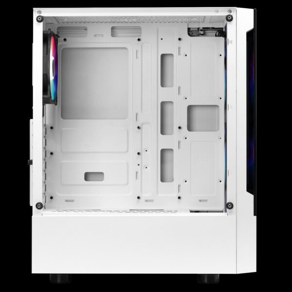 GAMDIAS TALOS E3 MIDTOWER TG*2 / FAN*3 WHITE CASE - Image 3