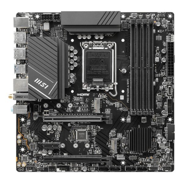 MSI PRO B760M-A WiFi ProSeries Motherboard - Image 2