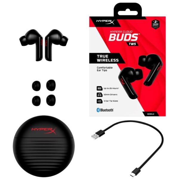 Hyperx Cloud Buds True Wireless Bt Gaming Headphones - Image 2