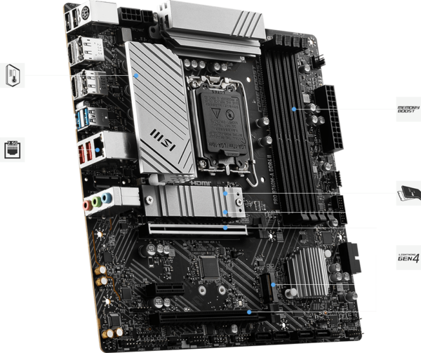 MSI PRO B760M-A II DDR4 - Image 2