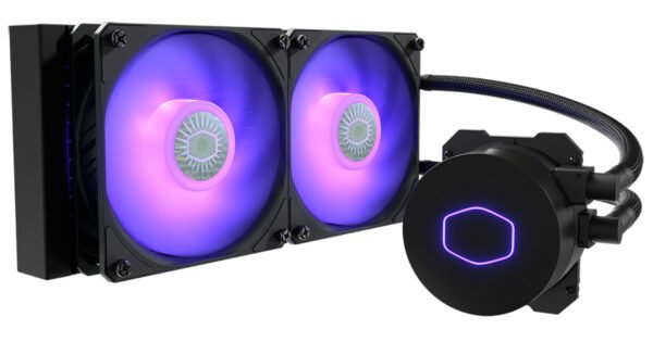 Cooler Master ML240L V2 RGB CPU Liquid Cooler - BLACK - Image 2