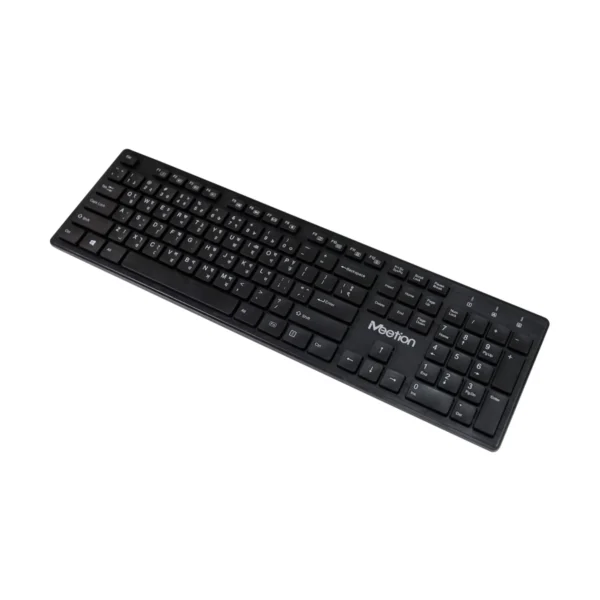Meetion MT WK841 2.4G Wireless Keyboard - BLACK - Image 2