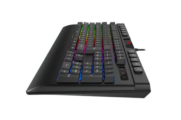 Havit KB487L RGB Multi Function Media Backlit Gaming Keyboard - Image 3