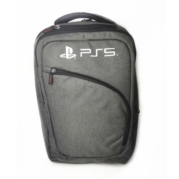 Backpack Carrying Case for PlayStation 5 - GREY - Image 2