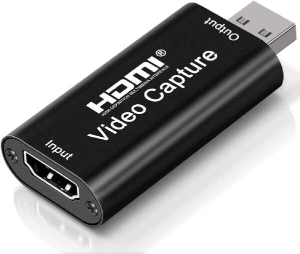 4K HDMI Video Capture Card with USB 2.0 Video Audio Game Capture Converter