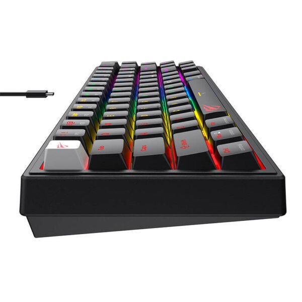 HAVIT KB874L RGB gaming keyboard - BLACK - Image 2