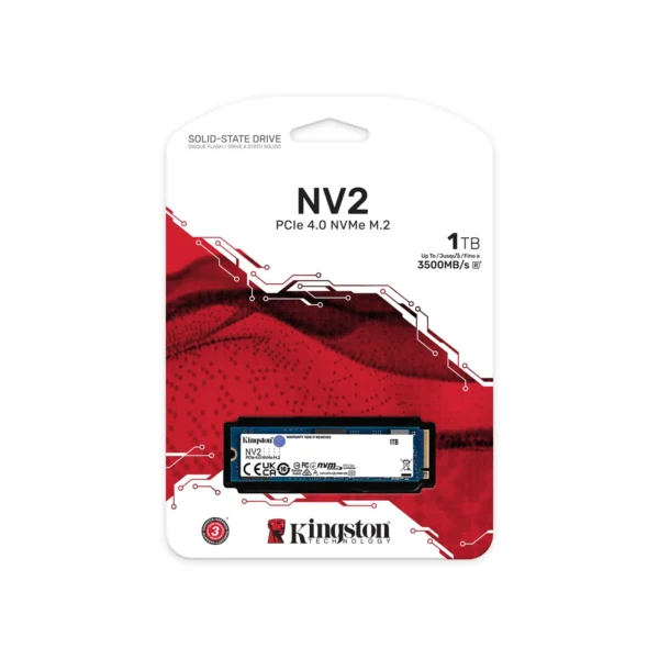 Kingston 1TB NV2 M.2 2280 PCIe 4.0 x4 NVMe SSD